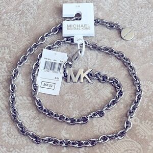 Michael Kors | Accessories | Braided Mk Belt | Poshmark display picture 3